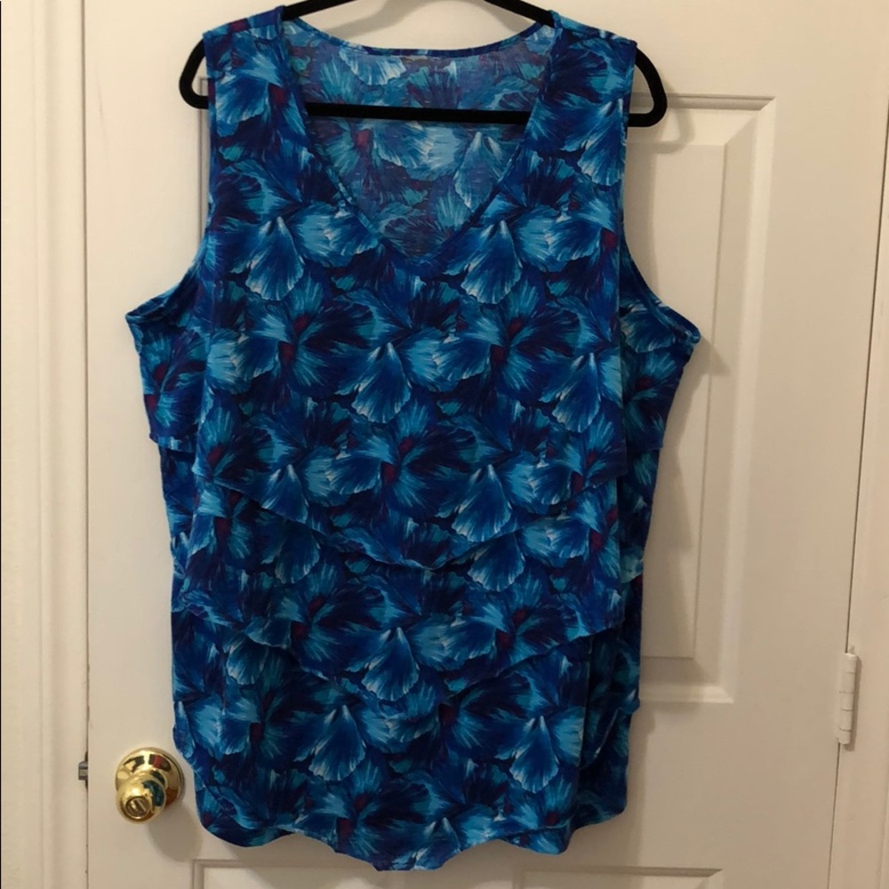 Plus size Catherines sleeveless tunic tank